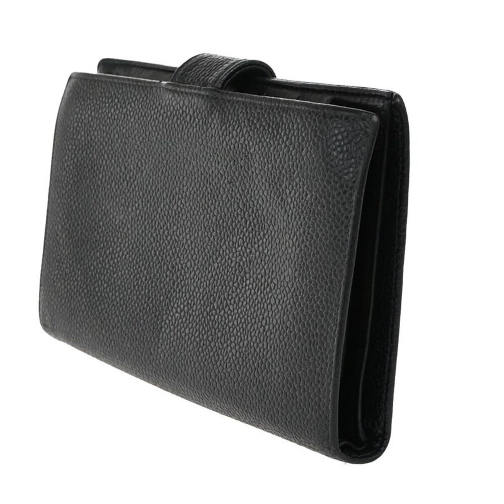 Chanel Coco Mark Black Leather Wallet  (Pre-Owned) - Picture 4 of 13